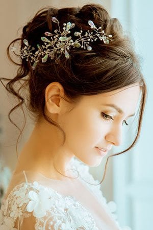 wedding hair